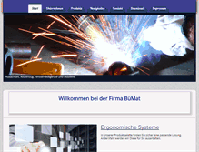 Tablet Screenshot of buemat.de